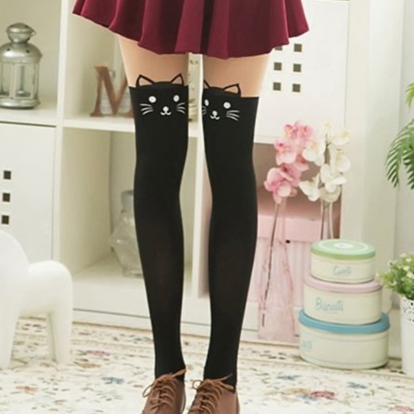 Meowingtons Cat Tights - Picture 2 of 5